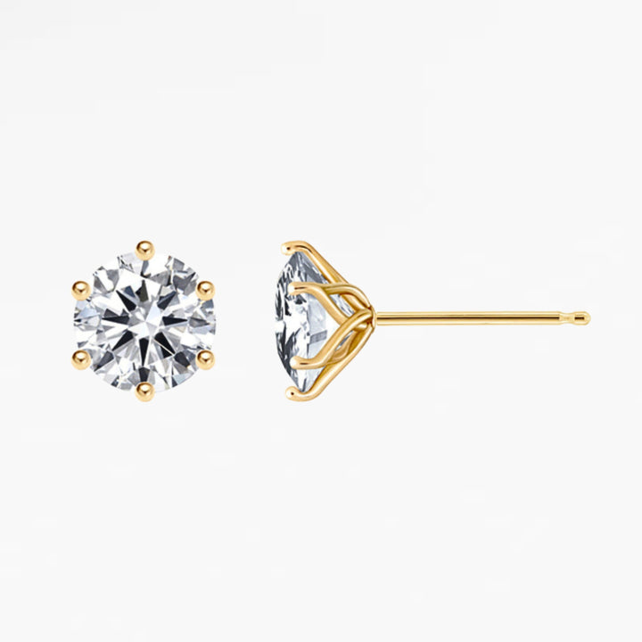 Bloomlight™ Round Brilliant Diamond Stud Earrings