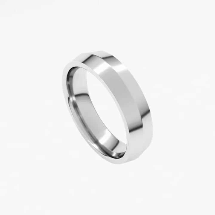 ZEPHYR I Knife Edge Wedding Band