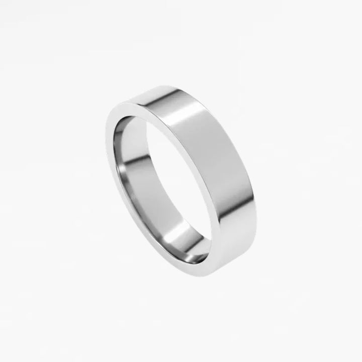 DALMENY II Flat Wedding Band