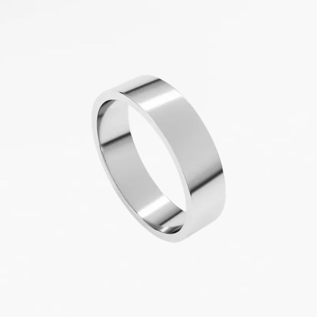 DALMENY I Flat Wedding Band
