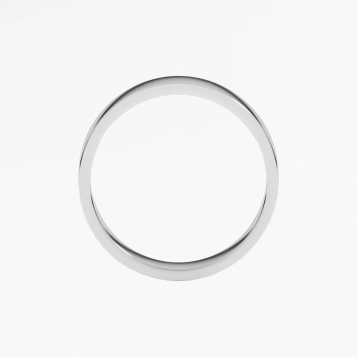 DALMENY I Flat Wedding Band