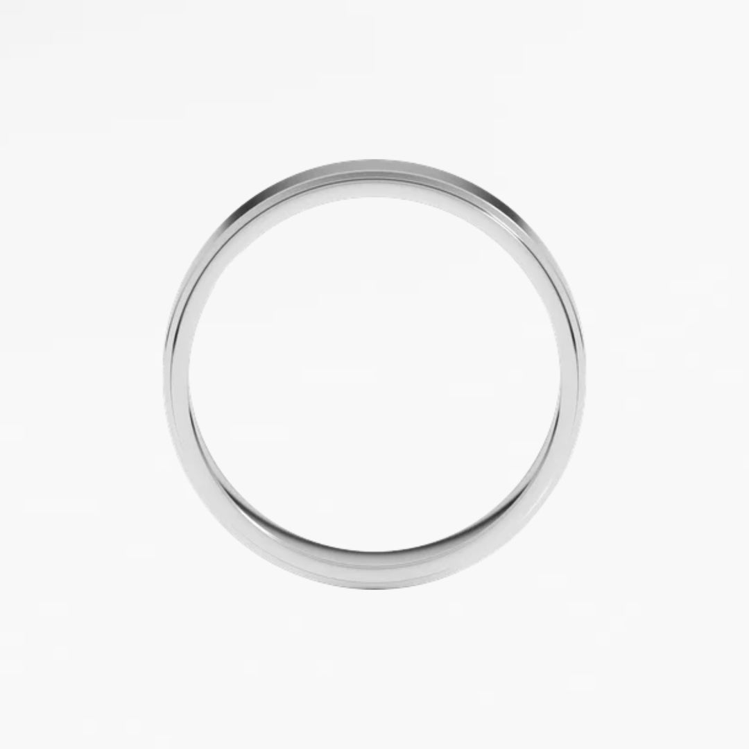 DALMENY IV Flat Wedding Band
