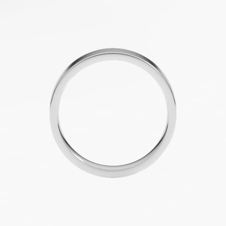 DALMENY III Flat Wedding Band