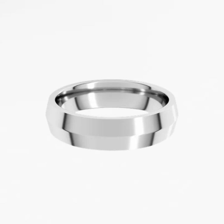 ZEPHYR I Knife Edge Wedding Band