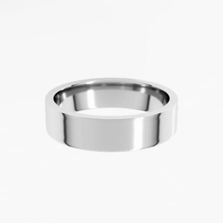 DALMENY III Flat Wedding Band