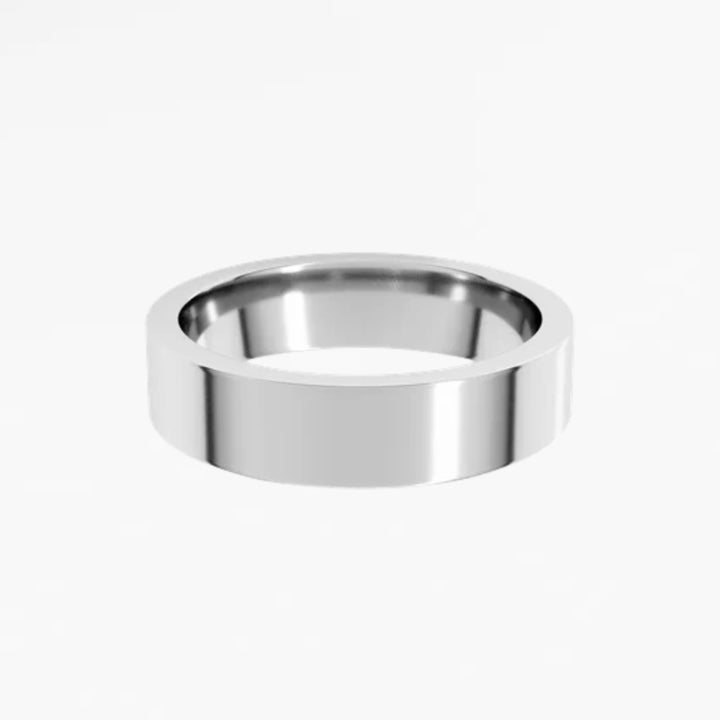 DALMENY II Flat Wedding Band