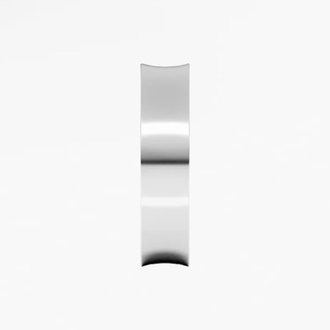 KEOMA I Concave Wedding Band