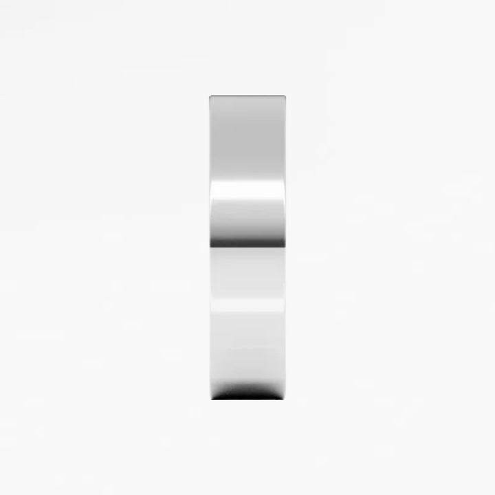 DALMENY I Flat Wedding Band