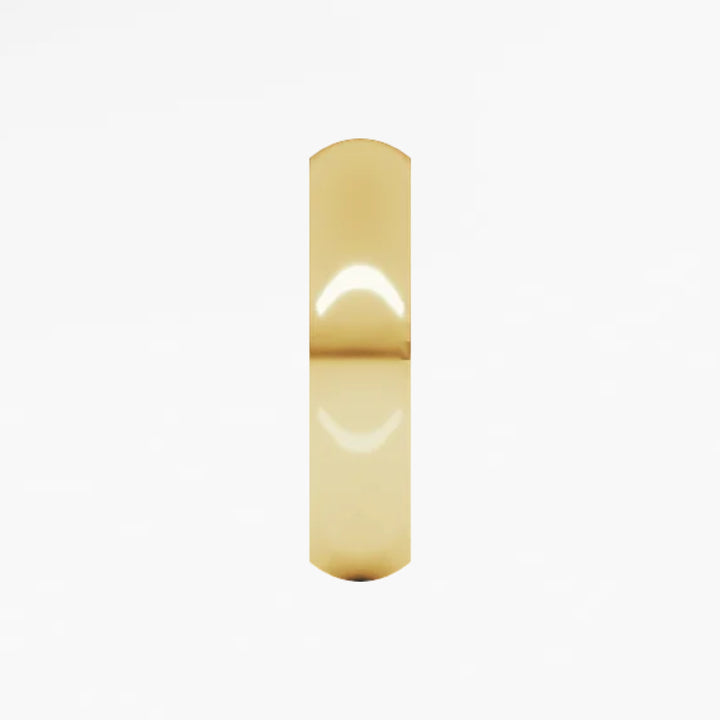 GOVAN III Half Round Wedding Band
