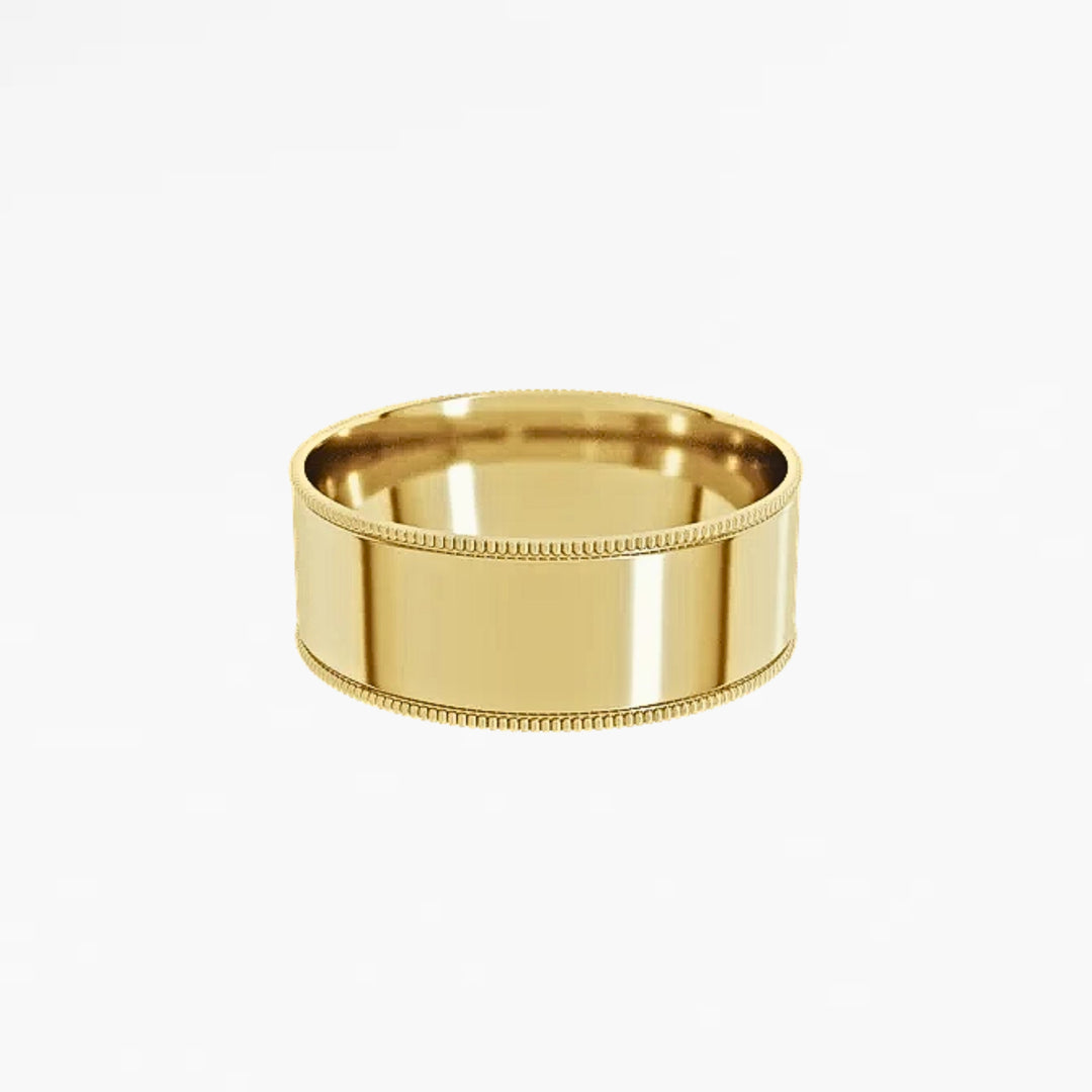 DALMENY V Flat Wedding Band
