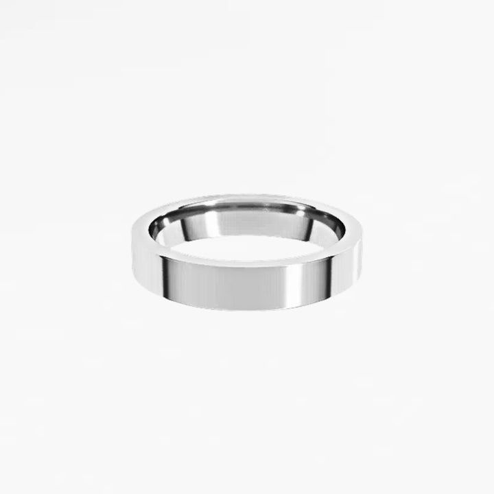 DALMENY II Flat Wedding Band