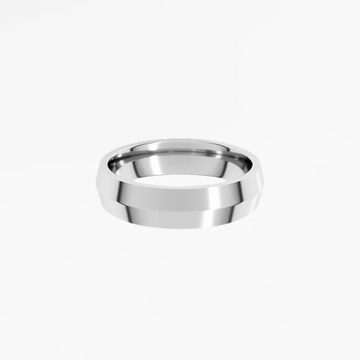 ZEPHYR I Knife Edge Wedding Band