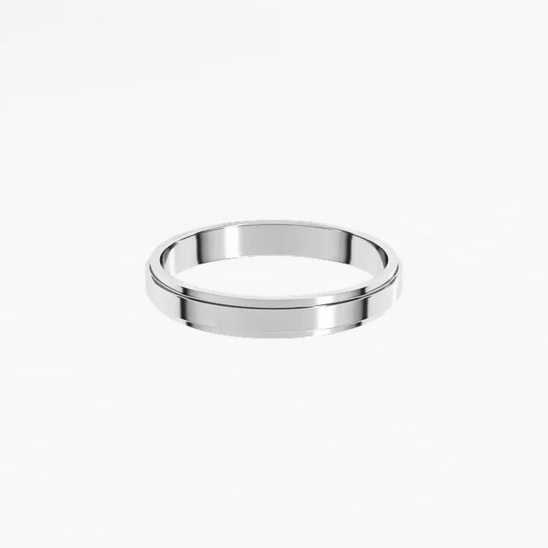 DALMENY IV Flat Wedding Band