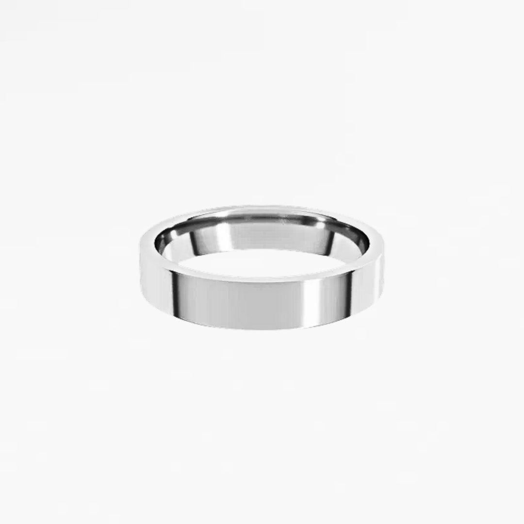 DALMENY III Flat Wedding Band
