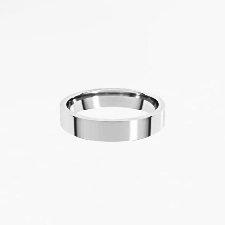 DALMENY III Flat Wedding Band