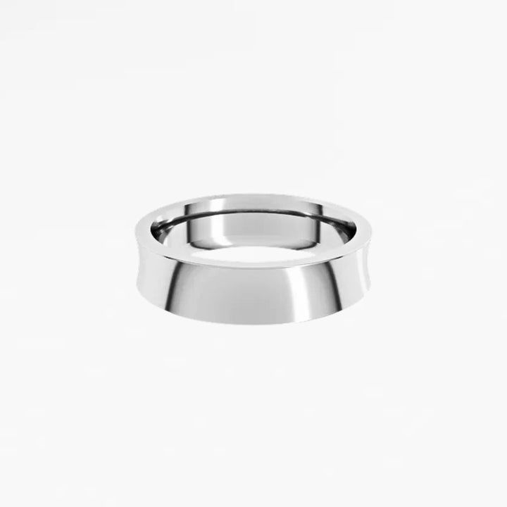 KEOMA I Concave Wedding Band