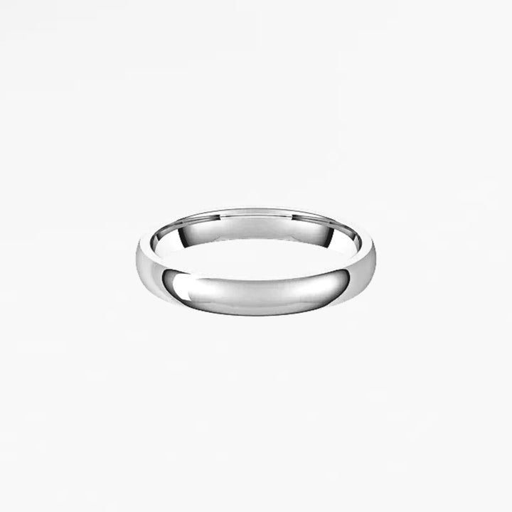 GOVAN IV Half Round Wedding Band