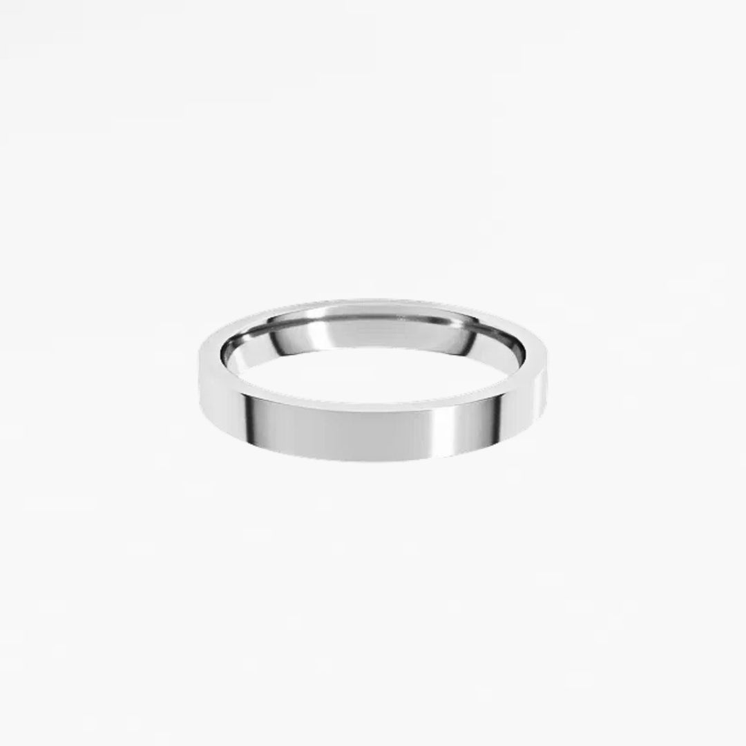 DALMENY III Flat Wedding Band