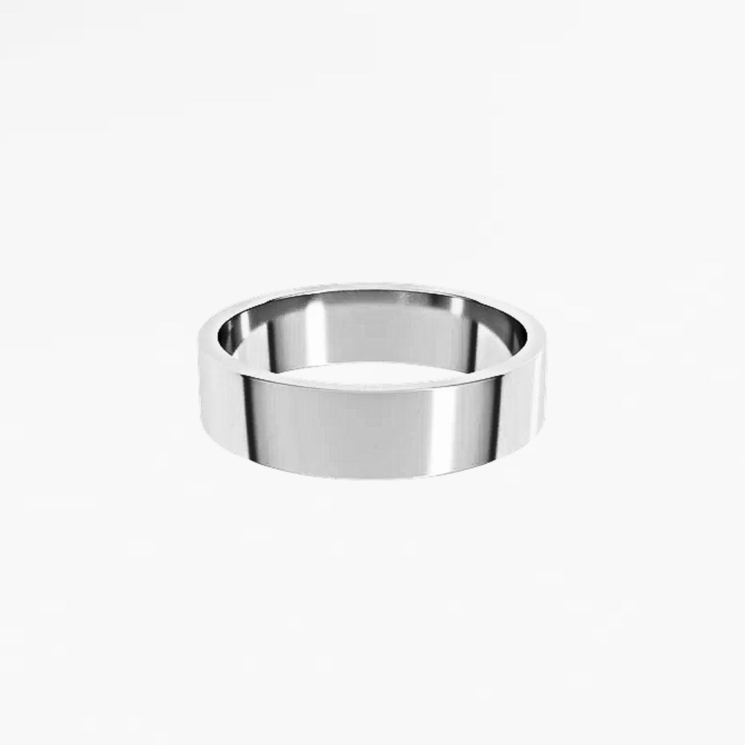 DALMENY I Flat Wedding Band