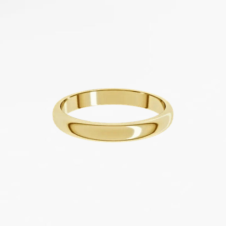 GOVAN I Half Round Wedding Band