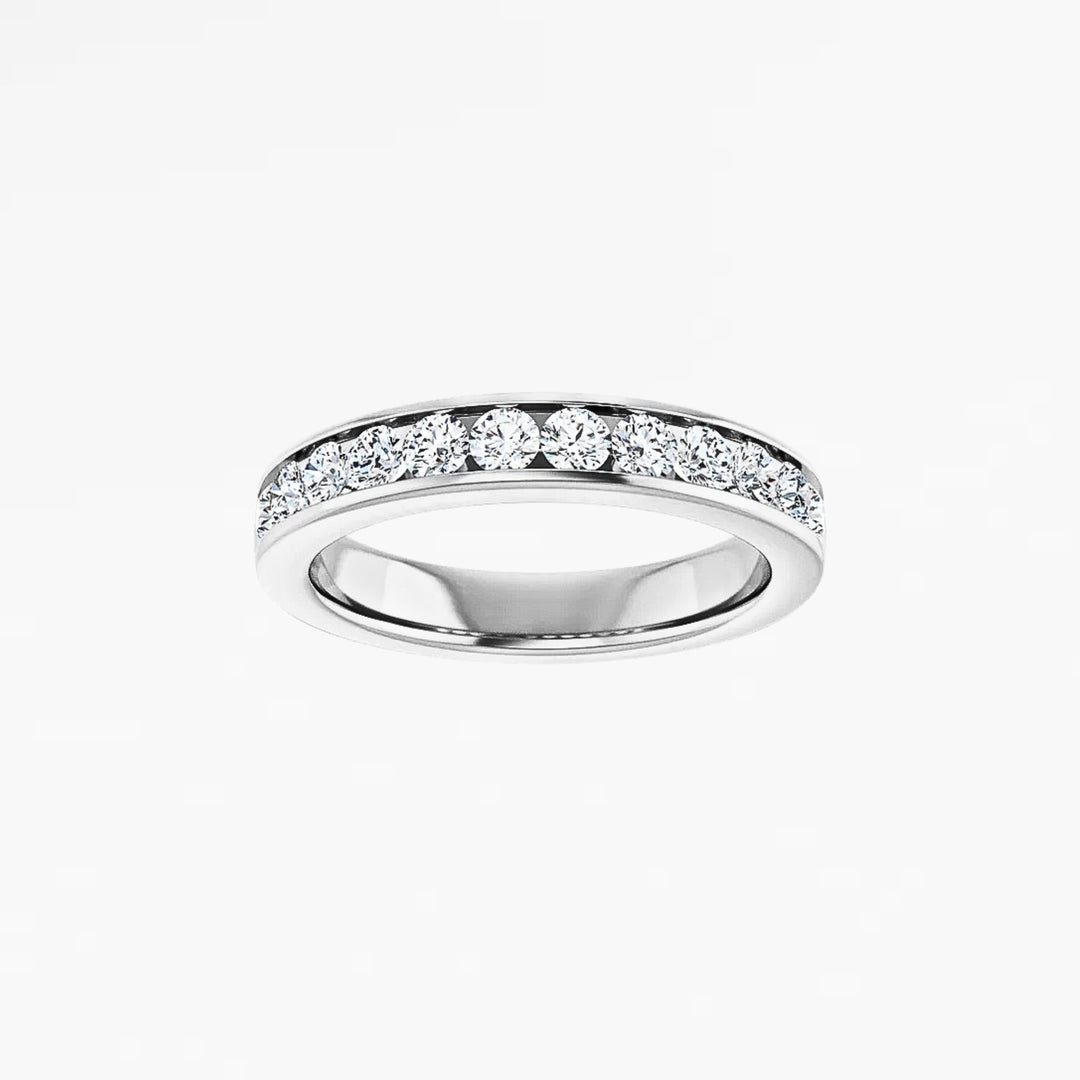 LEONA I Half Eternity Ring