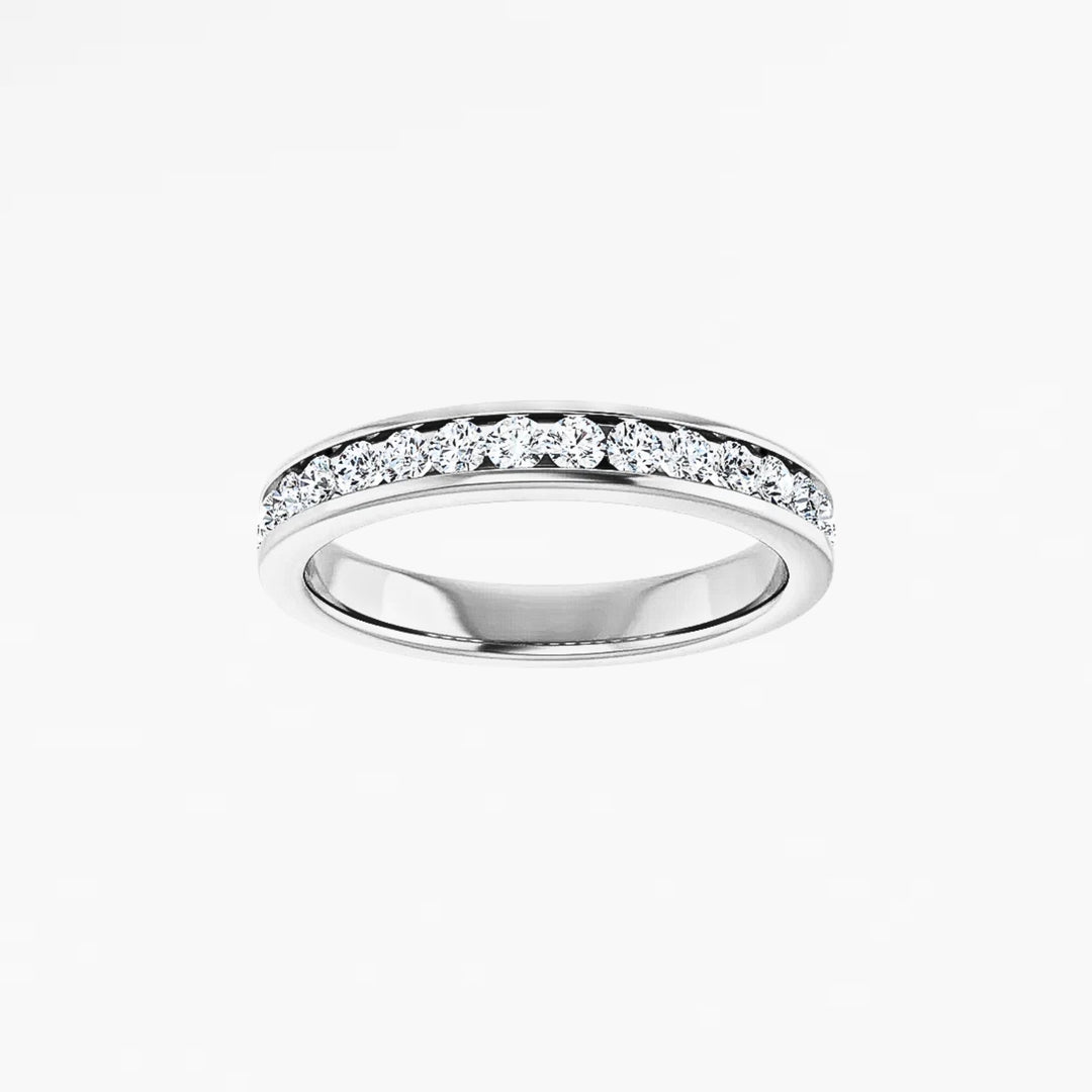 LEONA I Half Eternity Ring