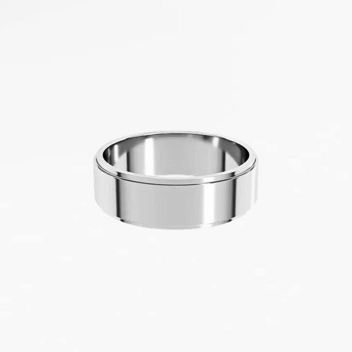 DALMENY IV Flat Wedding Band