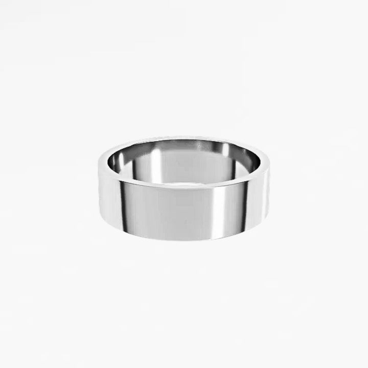 DALMENY I Flat Wedding Band