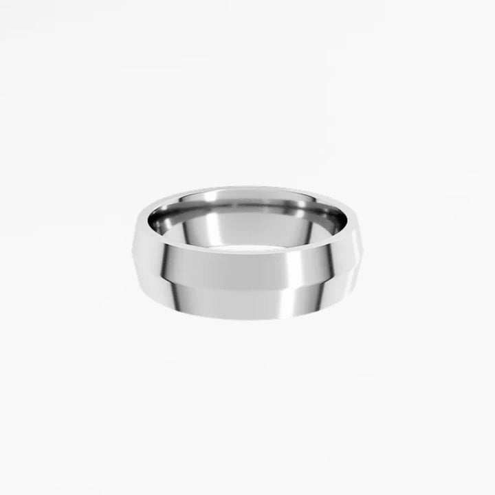 ZEPHYR I Knife Edge Wedding Band