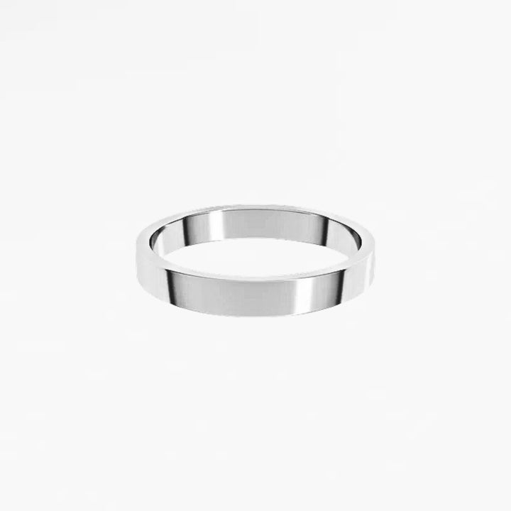 DALMENY I Flat Wedding Band