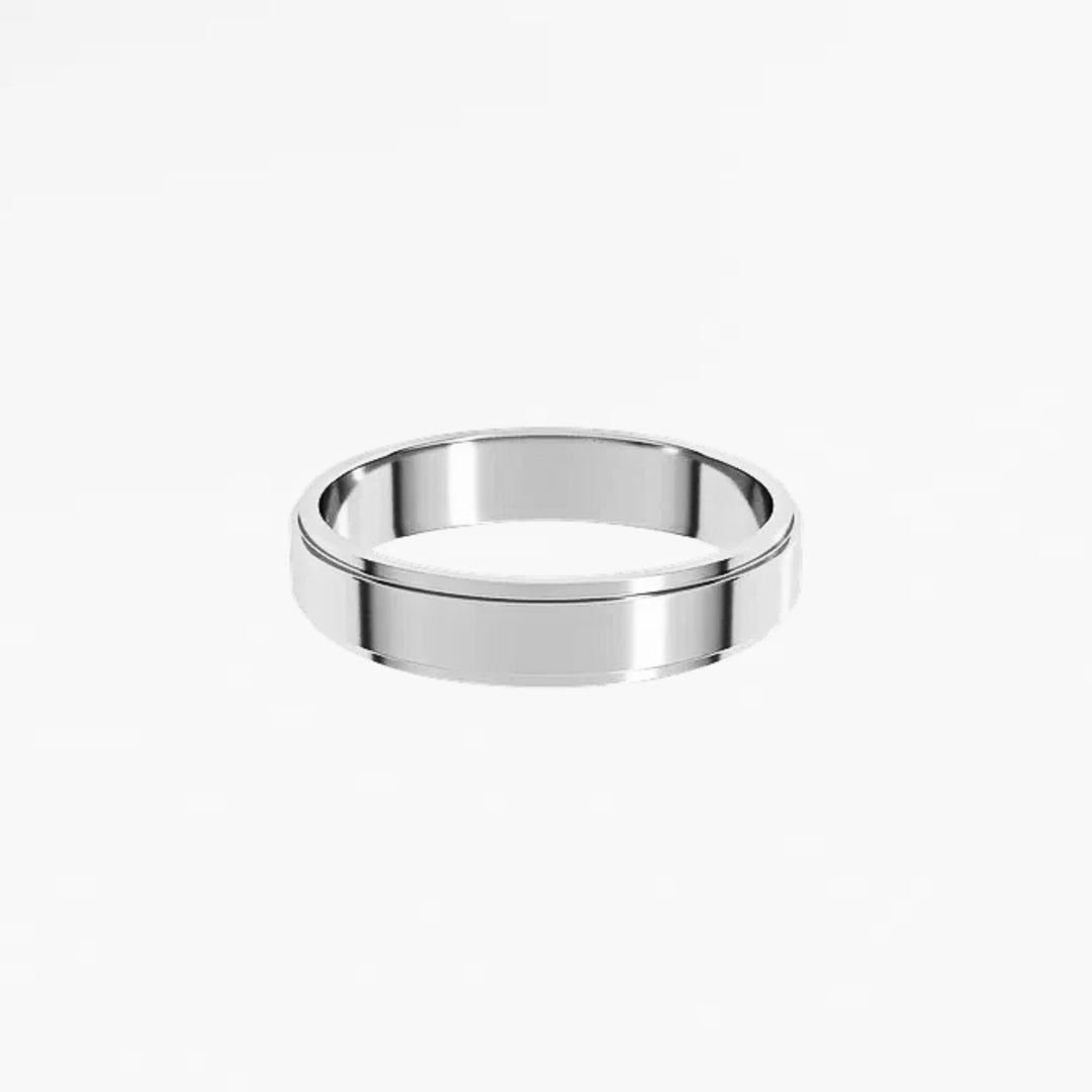 DALMENY IV Flat Wedding Band