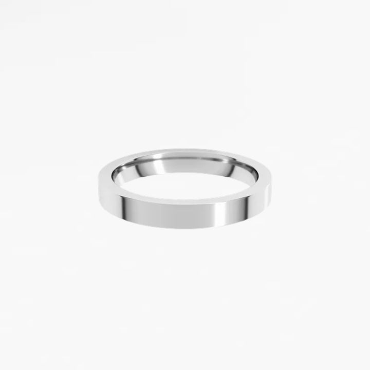 DALMENY II Flat Wedding Band