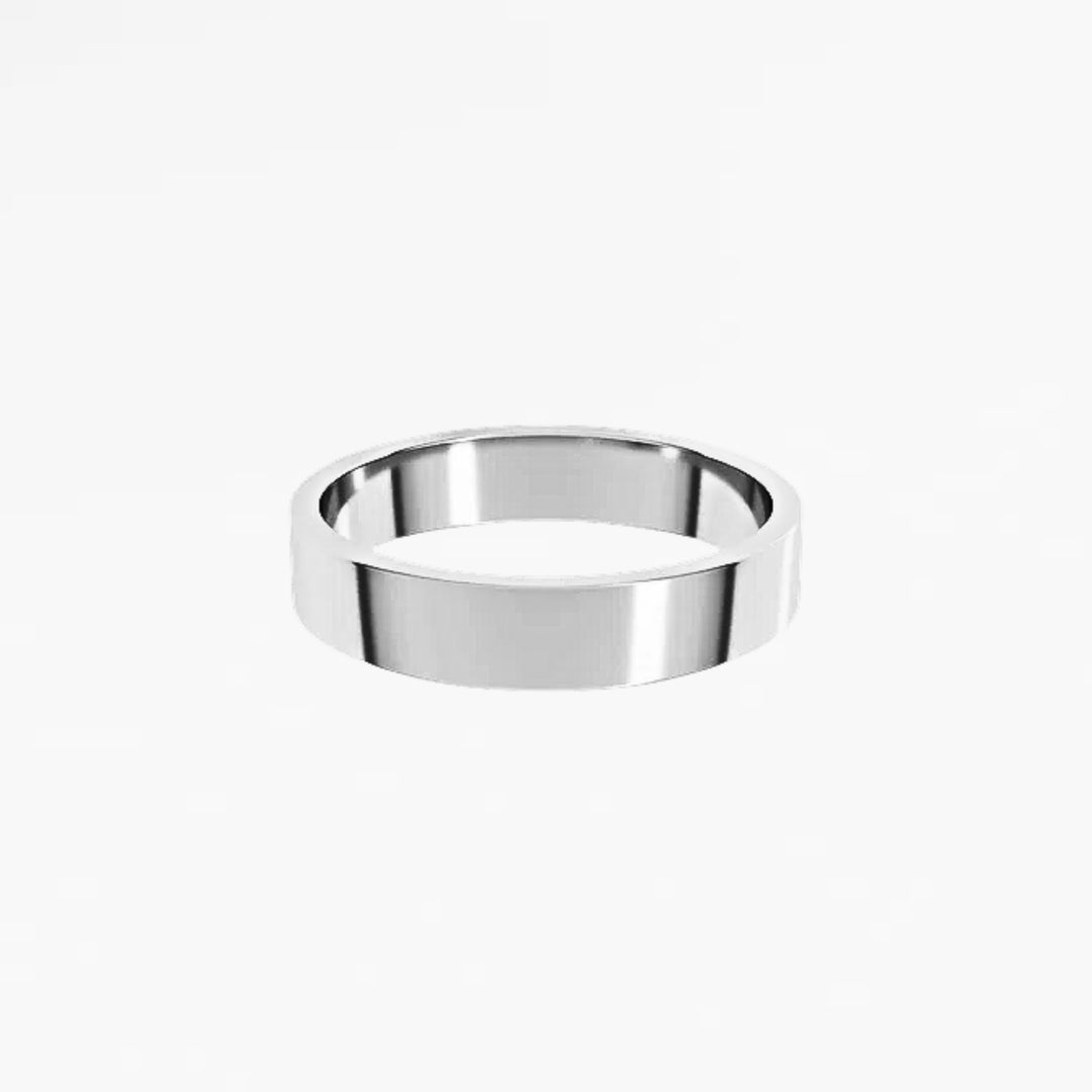 DALMENY I Flat Wedding Band