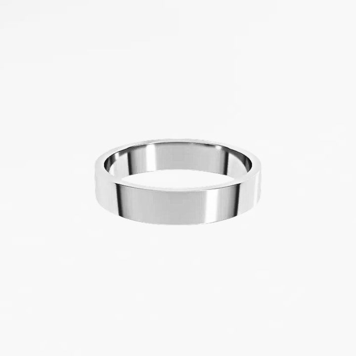 DALMENY I Flat Wedding Band