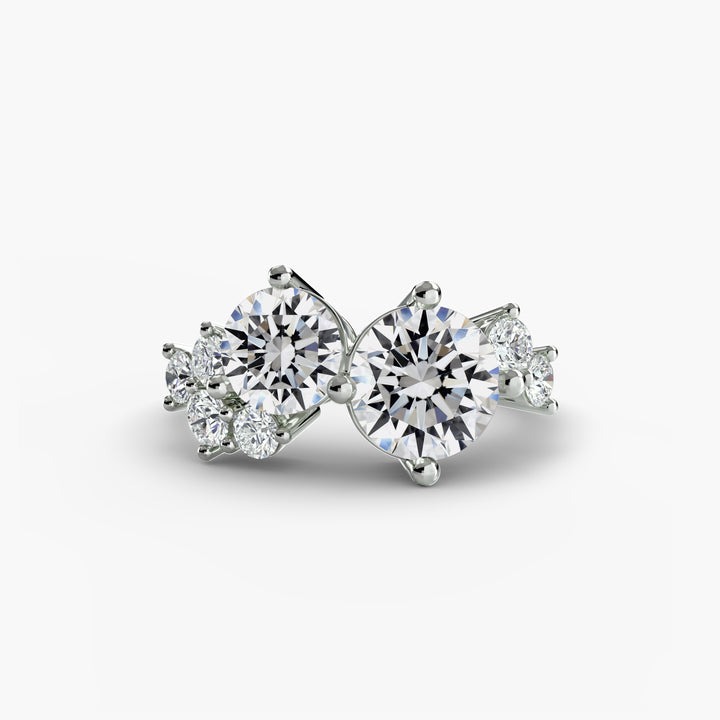 FENWICK I Cluster Diamond Engagement Ring