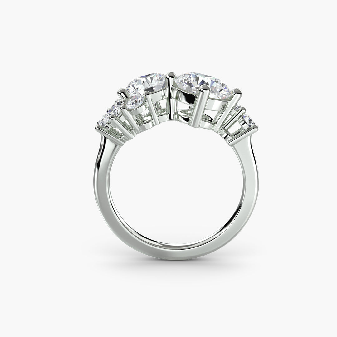 FENWICK I Cluster Diamond Engagement Ring