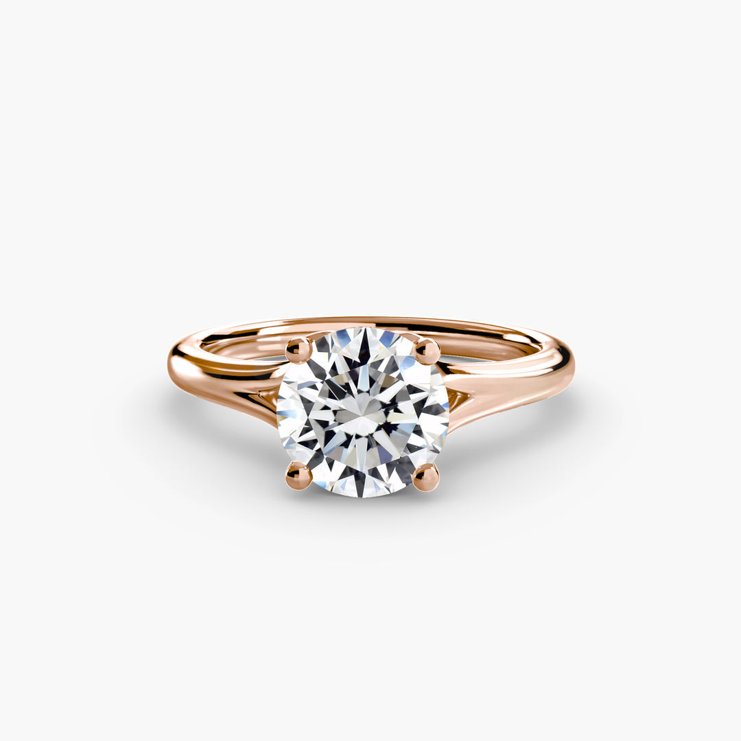 BELLOY II Round Brilliant Diamond Engagement Ring