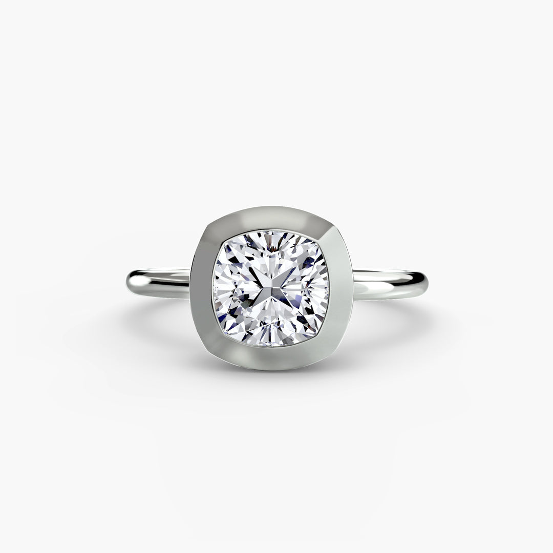 CAMROSE I Bezel Diamond Engagement Ring