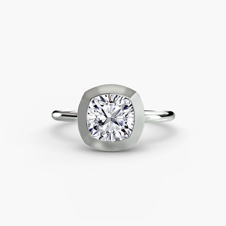 CAMROSE I Bezel Diamond Engagement Ring