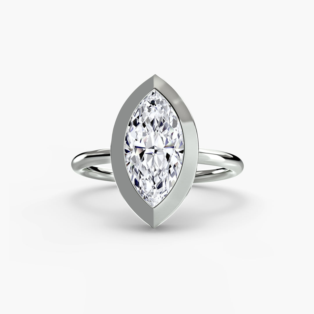 CAMROSE I Bezel Diamond Engagement Ring