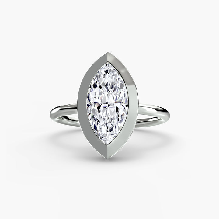 CAMROSE I Bezel Diamond Engagement Ring