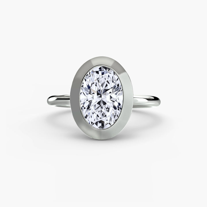 CAMROSE I Bezel Diamond Engagement Ring