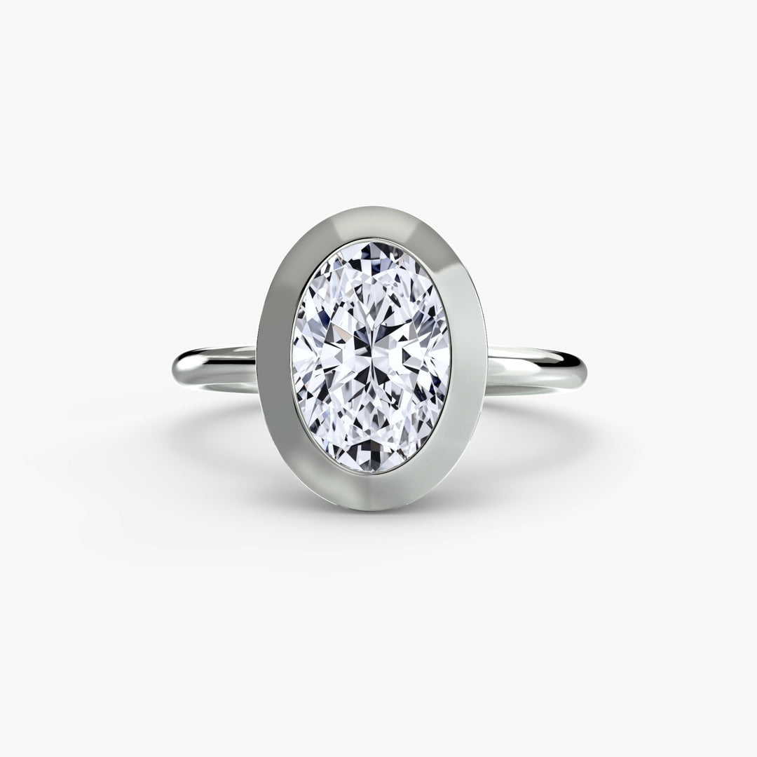 CAMROSE I Bezel Diamond Engagement Ring