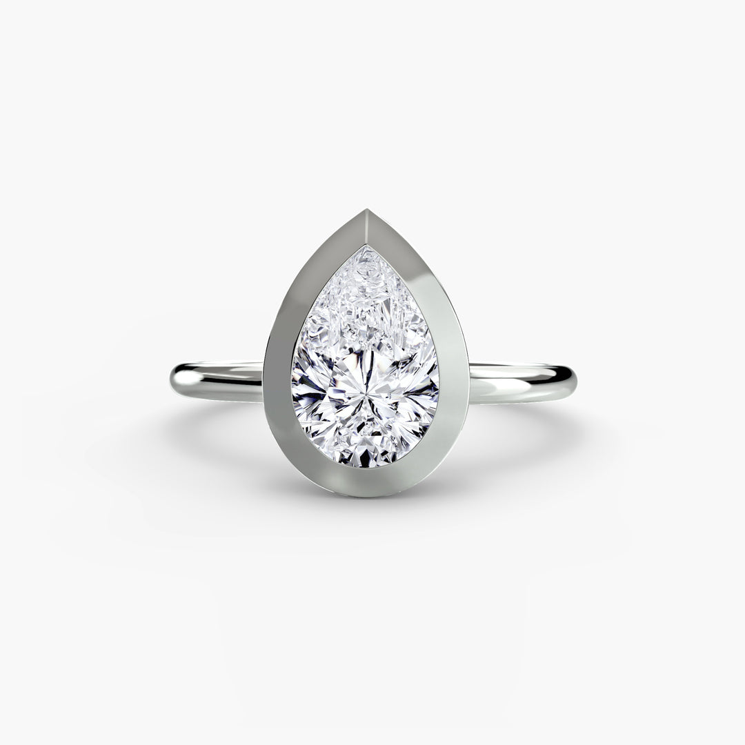 CAMROSE I Bezel Diamond Engagement Ring