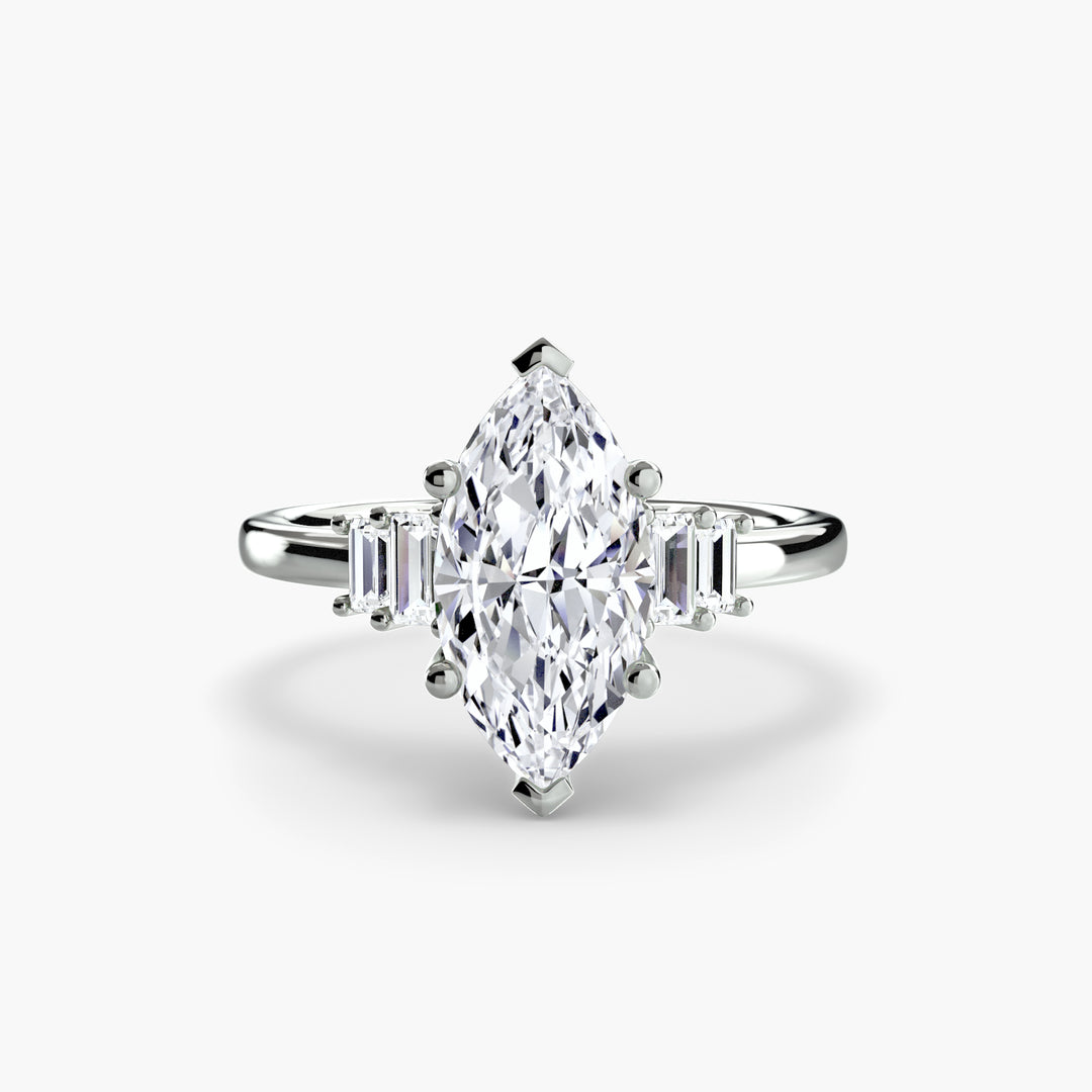 EDNA II Five Stone Diamond Engagement Ring