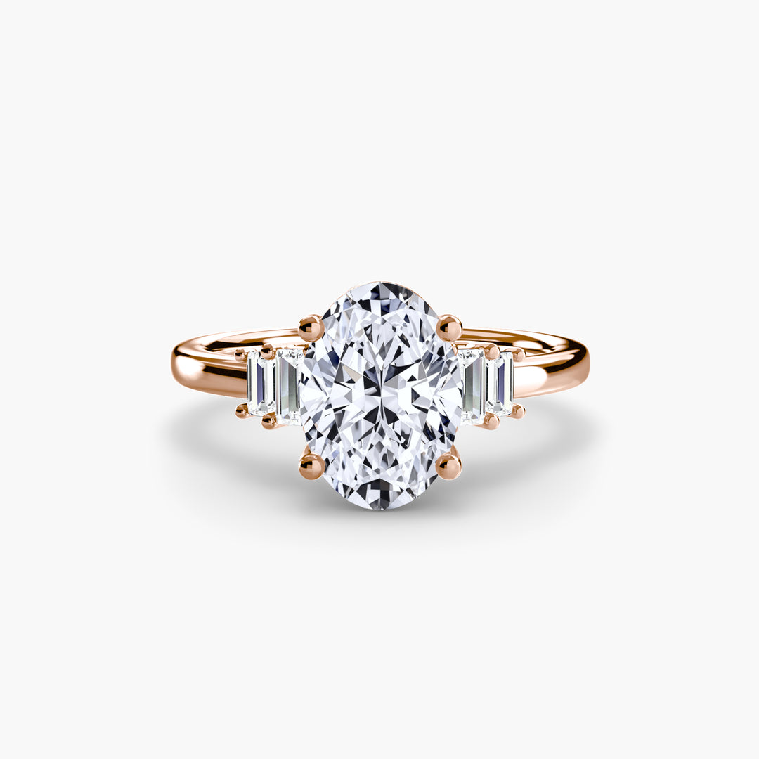 EDNA II Five Stone Diamond Engagement Ring