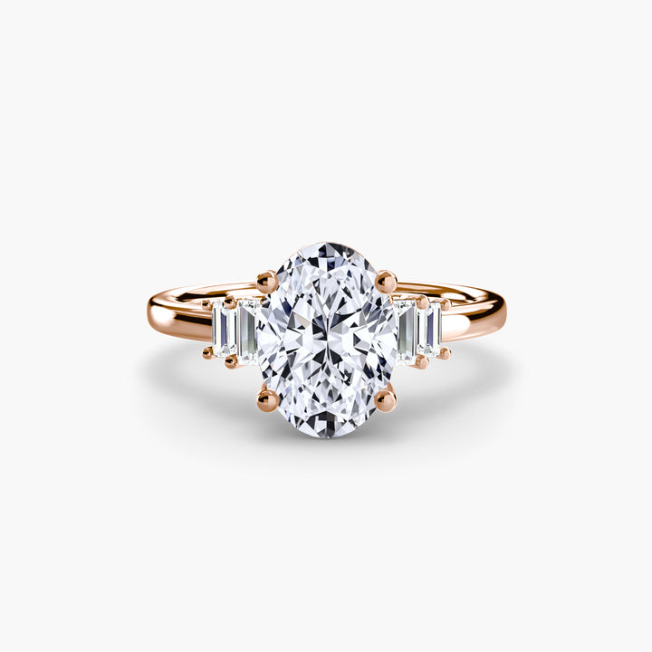 EDNA II Five Stone Diamond Engagement Ring