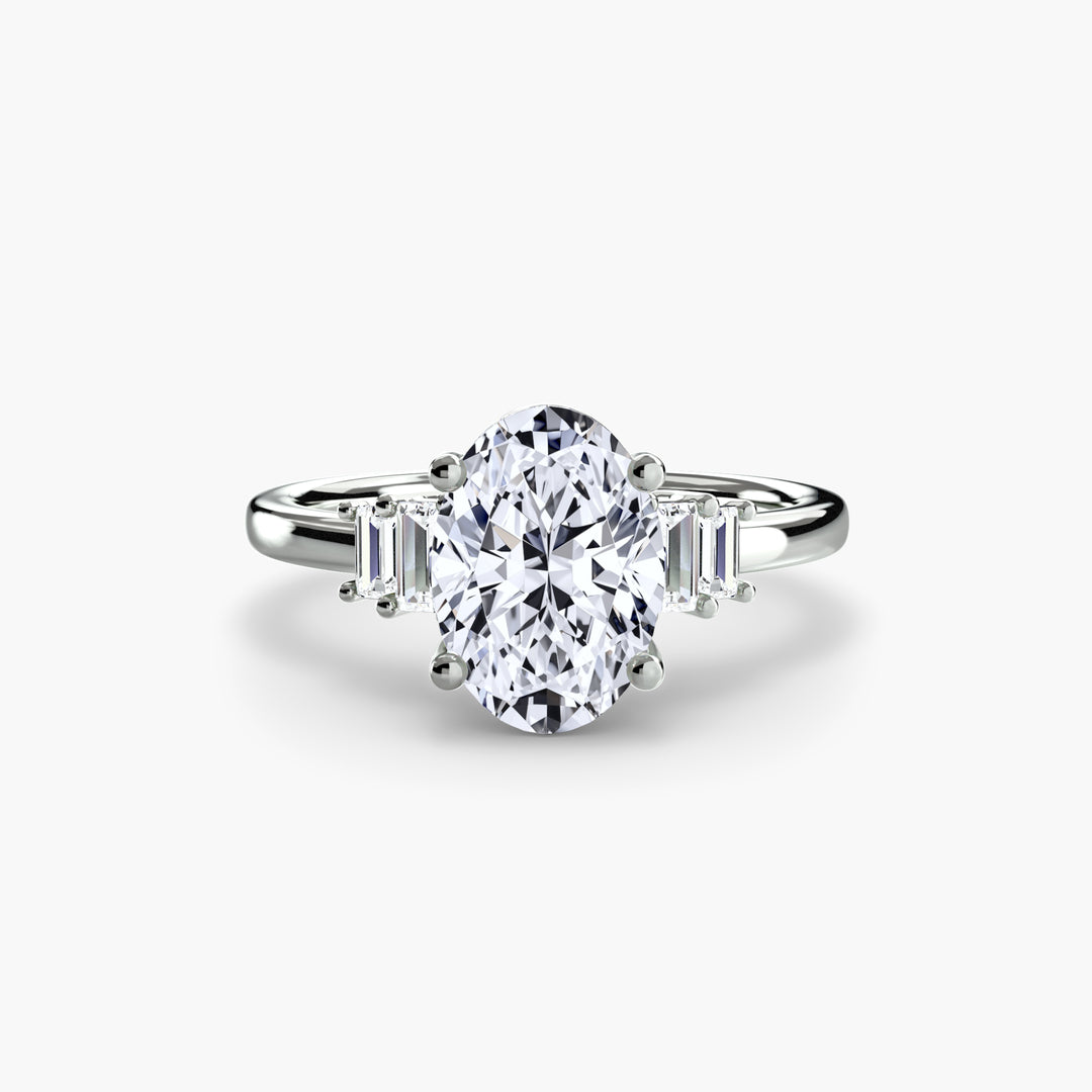 EDNA II Five Stone Diamond Engagement Ring