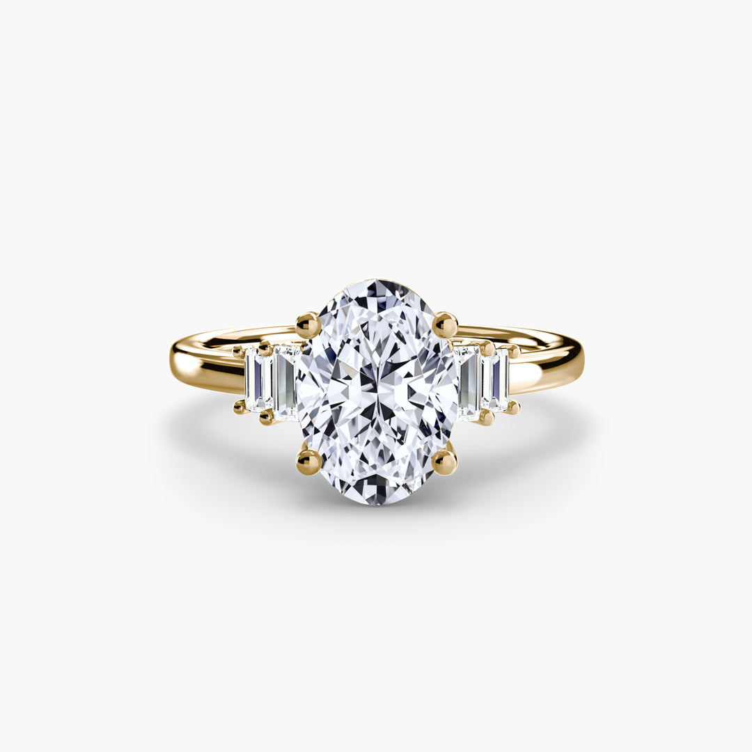 EDNA II Five Stone Diamond Engagement Ring