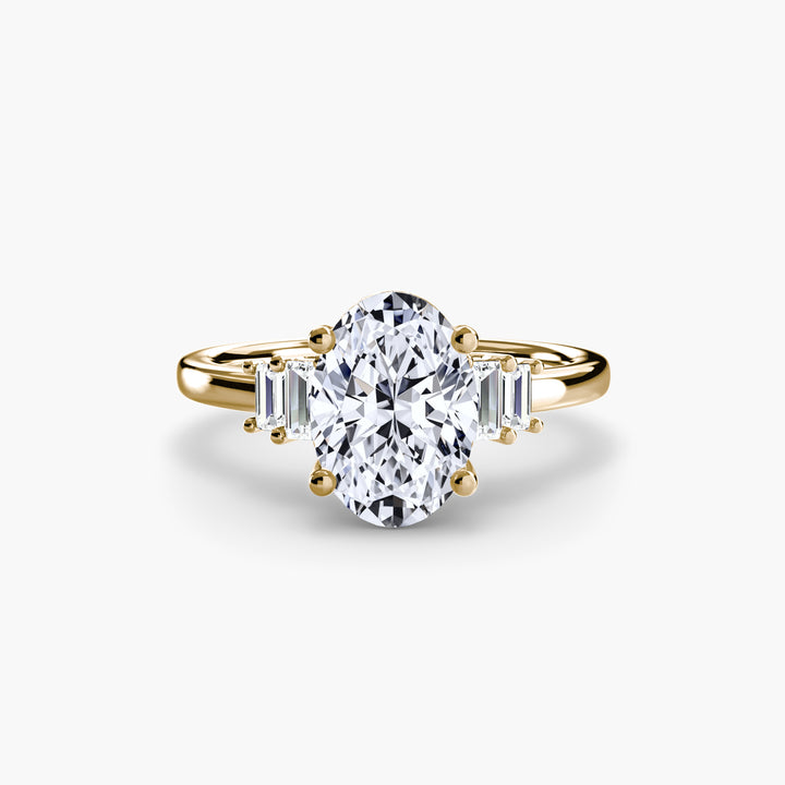EDNA II Five Stone Diamond Engagement Ring